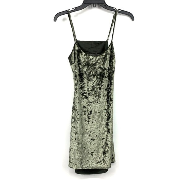 Revolve NBD Dress Kate Crushed Velvet Sleeveless Mini Open Back - Picture 2 of 10